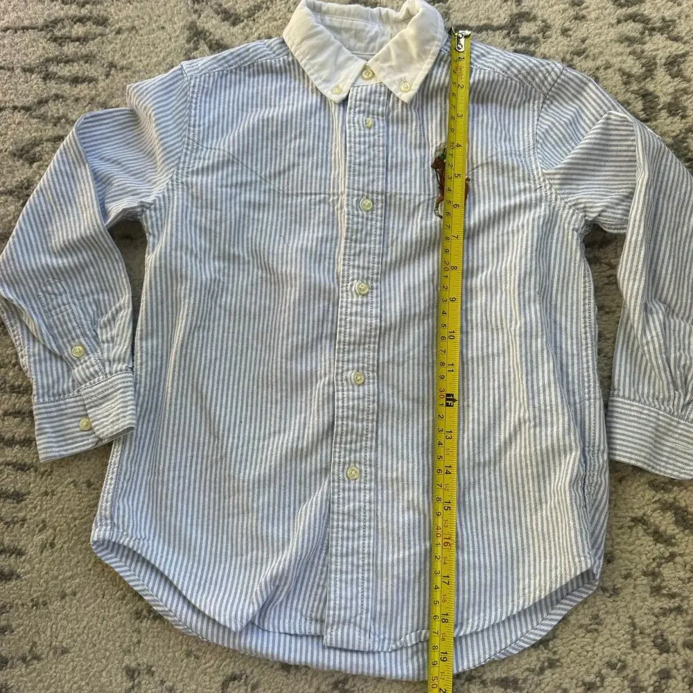 Ralph Lauren Big Pony Striped Oxford Shirt #3 Size 6